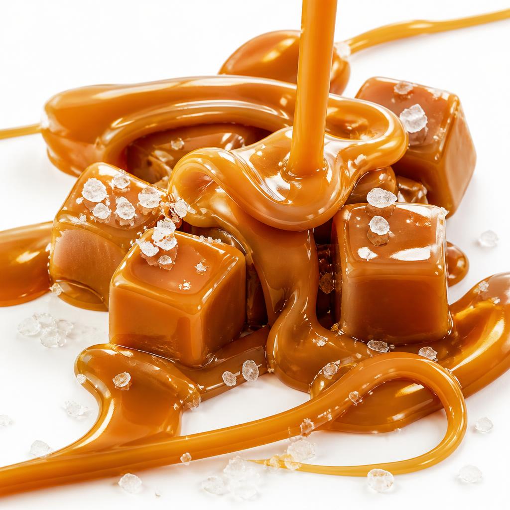 Salted Caramel frozen yogurt